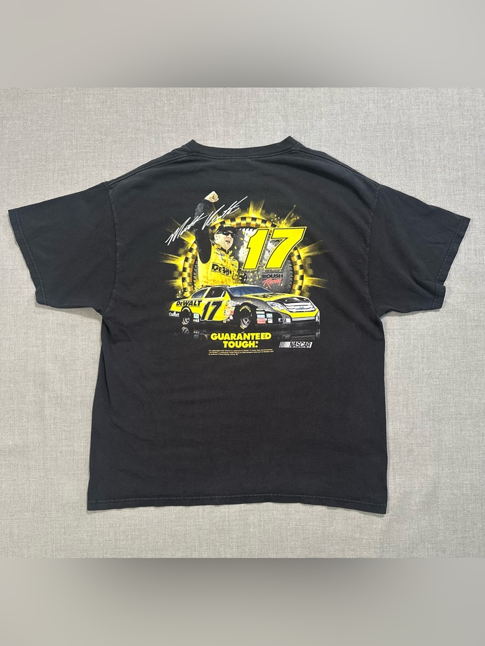 Vintage Matt Kenseth #17 DeWalt NASCAR Racing Graphic Tee XL